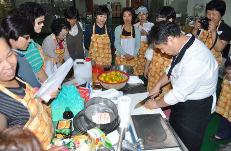 감귤을 이용한 주전부리 교육(2010.10.13)