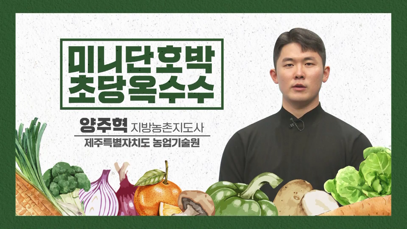 2023년 새해농업인실용교육(미니단호박, 초당옥수수)