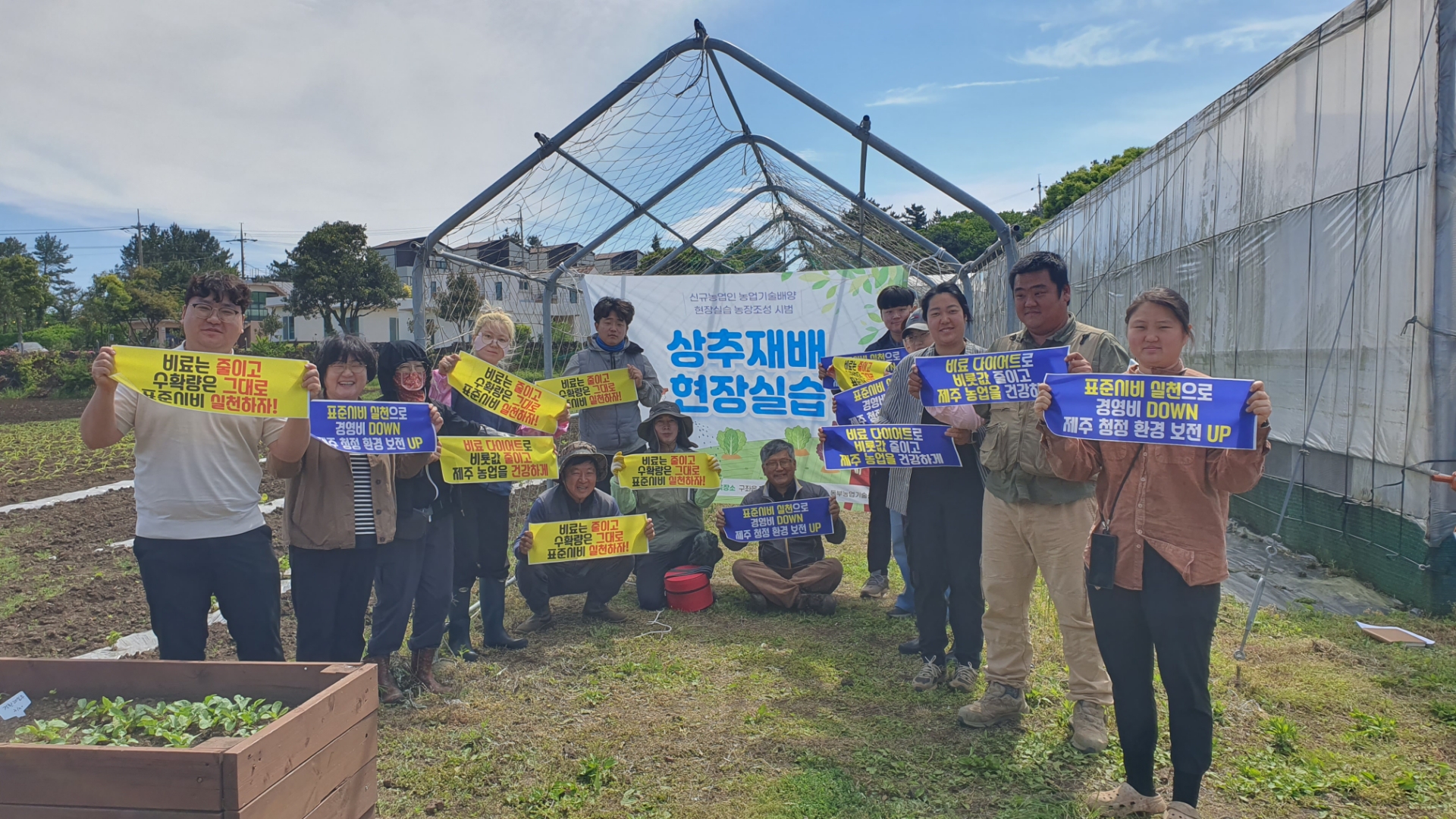 상추재배 현장실습 교육