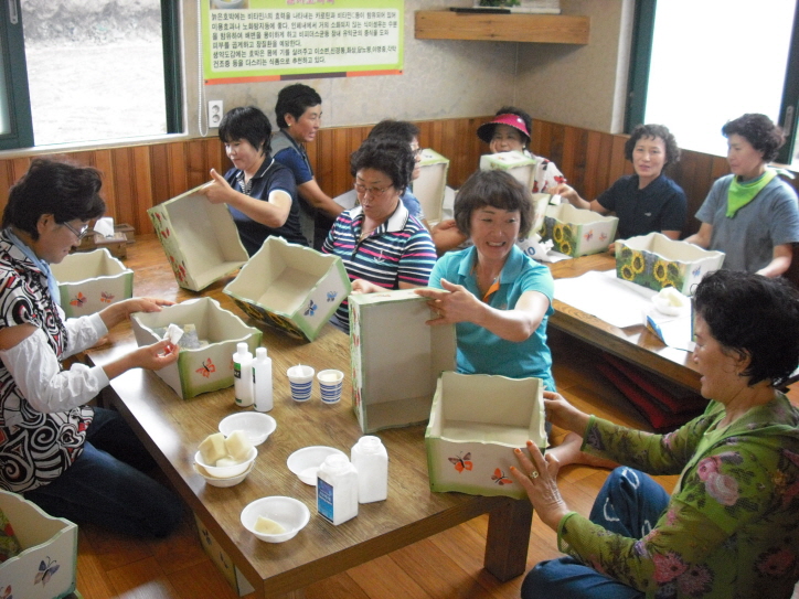 생활개선회 생활기술 능력개발 교육 현장
