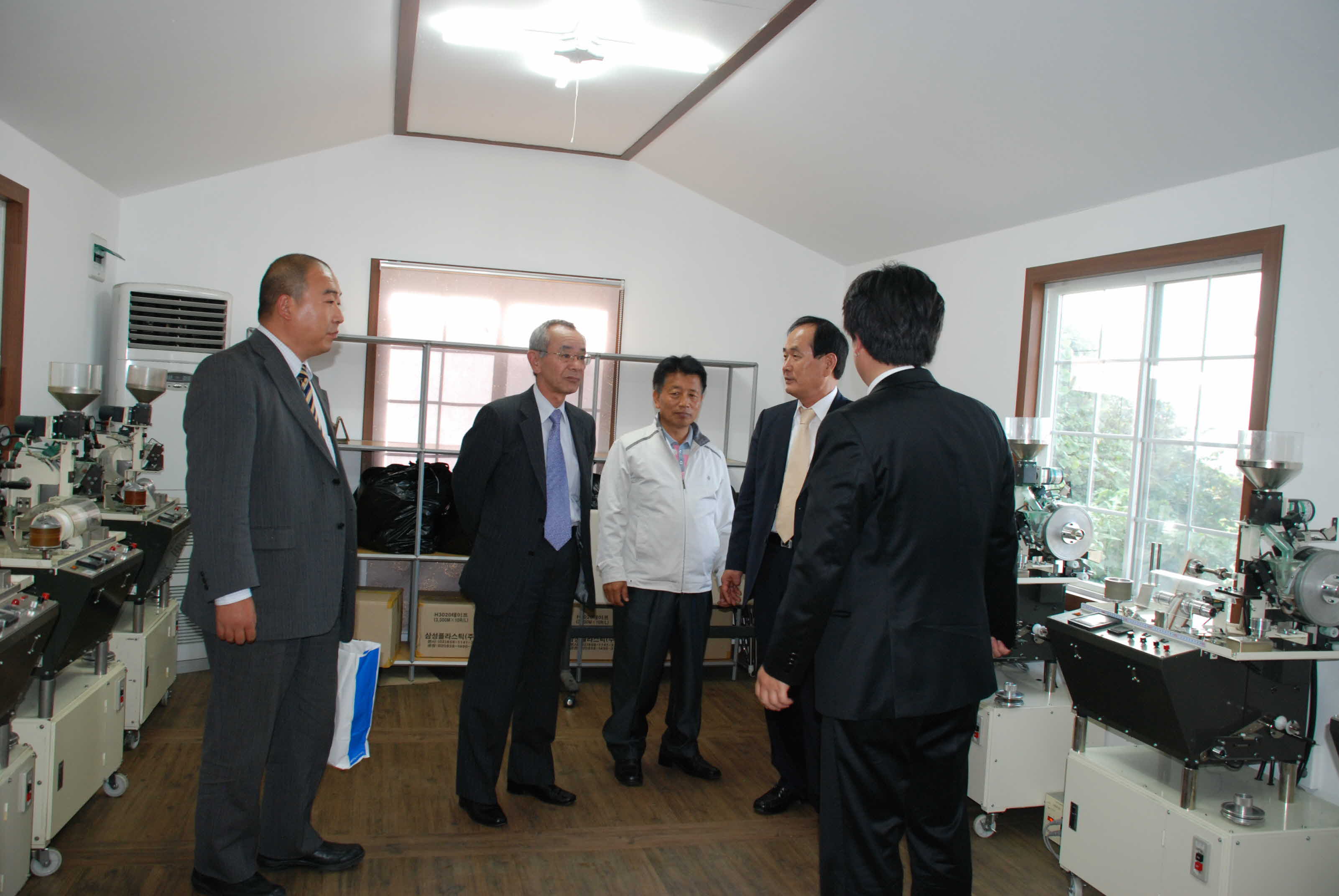 일본씨앗테이핑 관계자 방문
