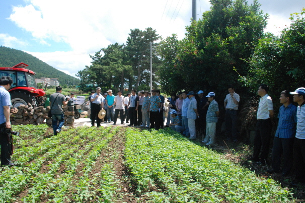 농업기술원 촌지도사업 중간평가회 현장 1