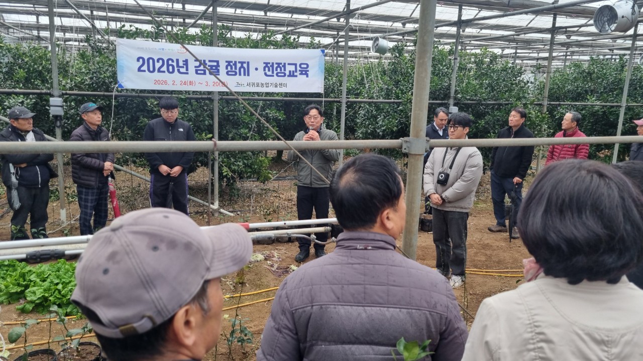 2026년 만감류 정지전정교육(남원농협)