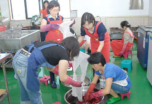 천연염색 교육 실시