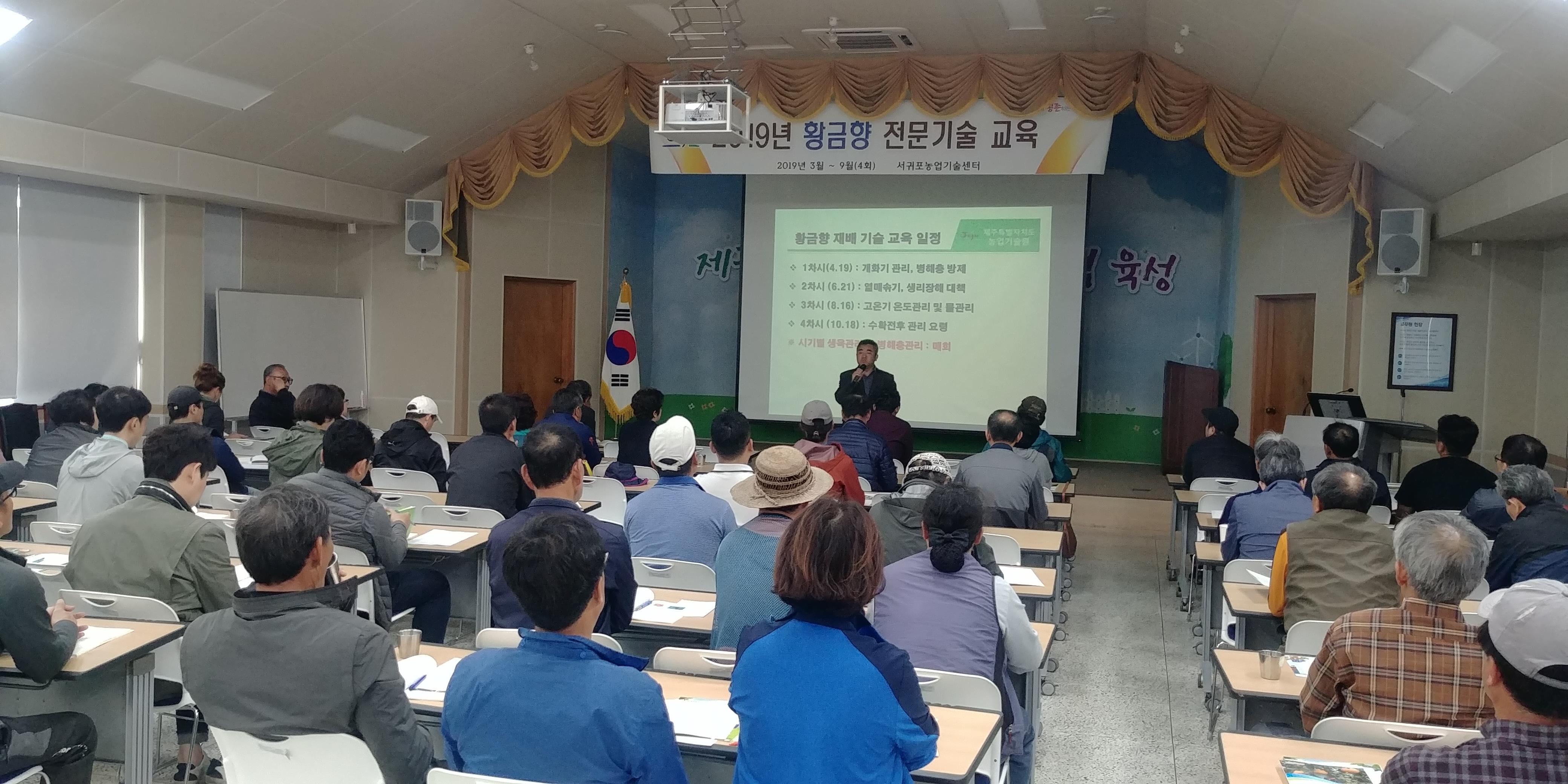 2019 황금향 재배기술교육(1회차)